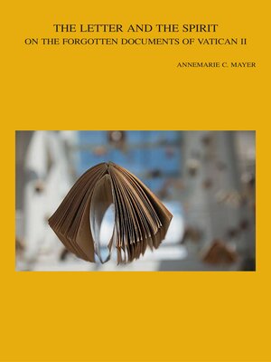 cover image of The Letter and the Spirit